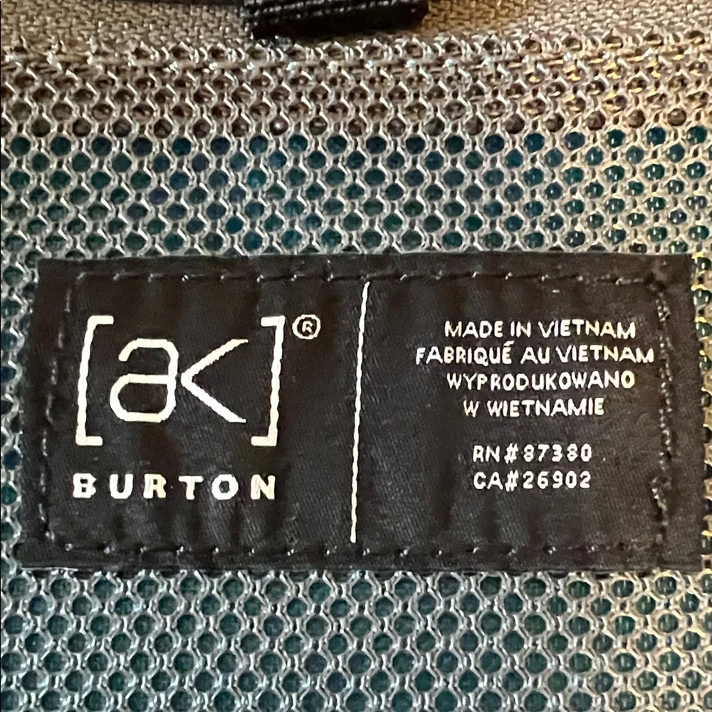 Burton Checkered Tan and Blue Backpack - Picture 3 of 11